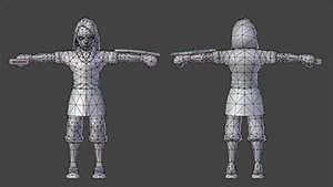 Formation animation Blender
