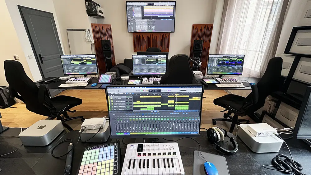 Salle de formation Ableton Live à Paris – 40ème Rugissant